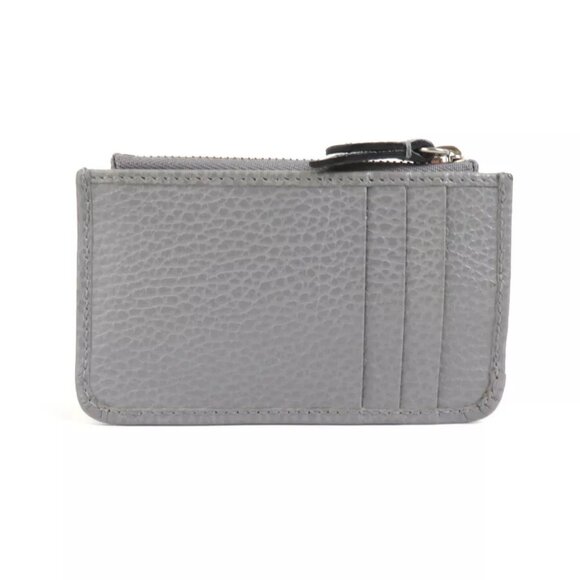GUCCI GG Marmont Key Case Gray Leather/Silvertone - Picture 2 of 8